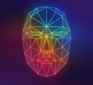 facial recognition graphic